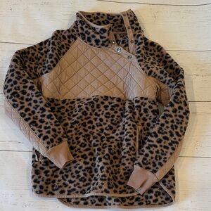 Abercrombie Leopard Print pullover